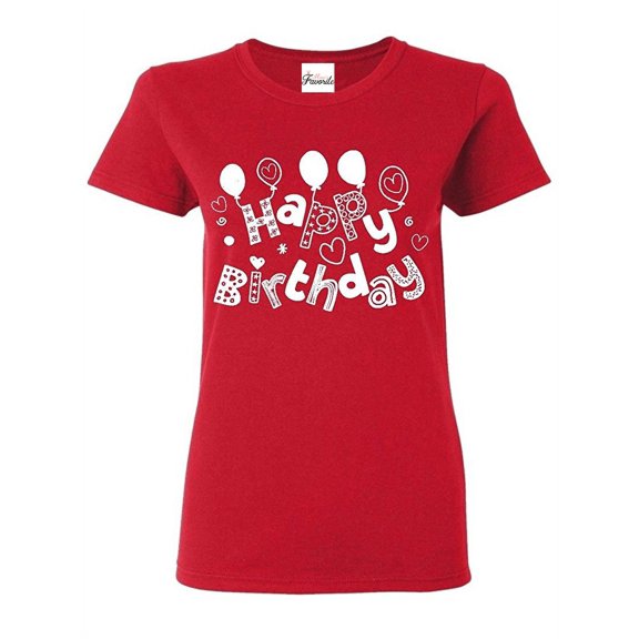 IWPF - Women's T-Shirt Short Sleeve - Happy Birthday