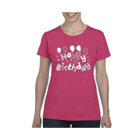 IWPF - Women's T-Shirt Short Sleeve - Happy Birthday