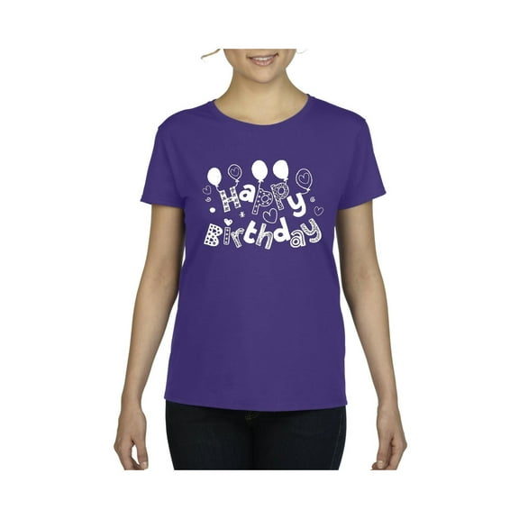 IWPF - Women's T-Shirt Short Sleeve - Happy Birthday