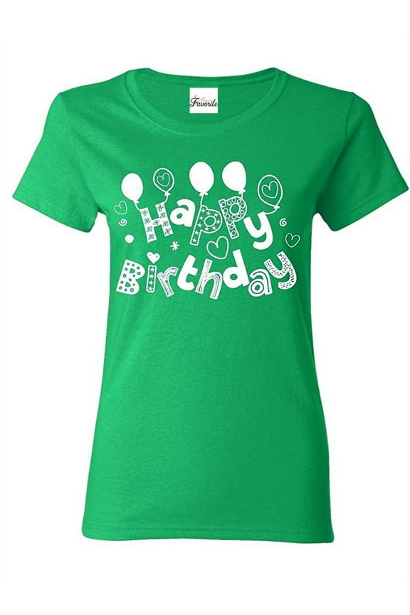 IWPF - Women's T-Shirt Short Sleeve - Happy Birthday