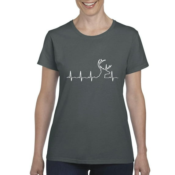 IWPF - Women's T-Shirt Short Sleeve - Heartbeat Hunting