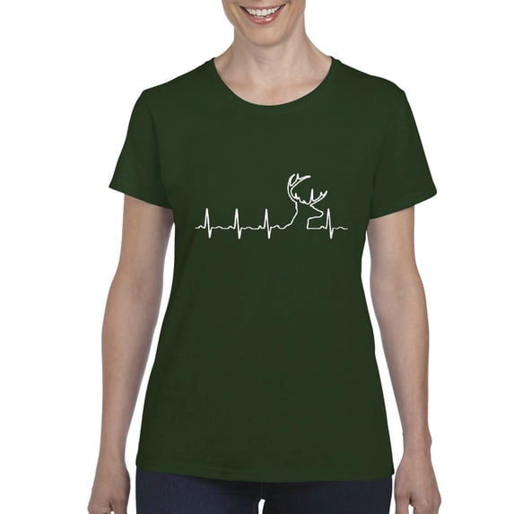 IWPF - Women's T-Shirt Short Sleeve - Heartbeat Hunting