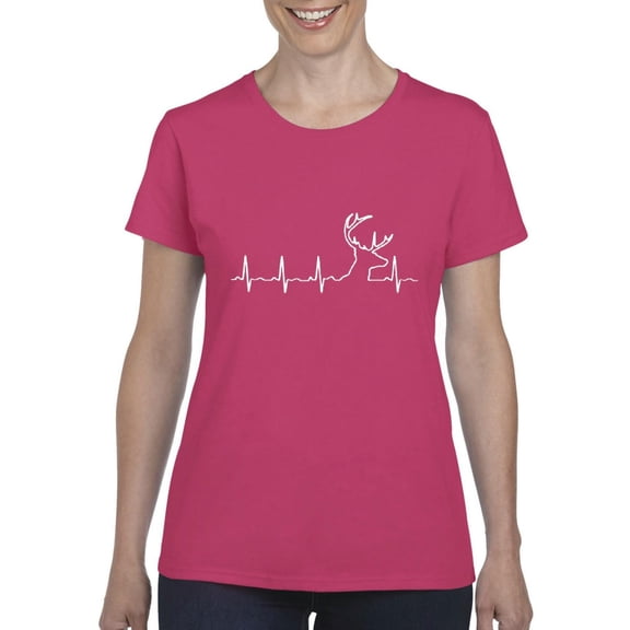 IWPF - Women's T-Shirt Short Sleeve - Heartbeat Hunting