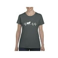 thumbnail image 1 of IWPF - Women's T-Shirt Short Sleeve - Horse Riding Gift Horses, 1 of 5