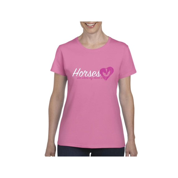 IWPF - Women's T-Shirt Short Sleeve - Horses Where My Heart Is