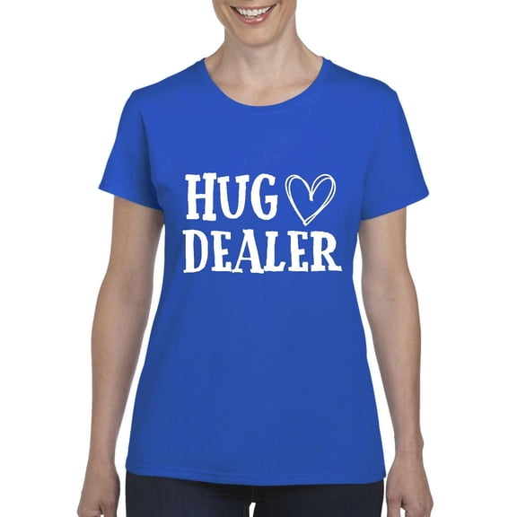 IWPF - Women's T-Shirt Short Sleeve - Hug Dealer w Heart