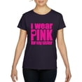 thumbnail image 1 of IWPF - Women's T-Shirt Short Sleeve - I Wear Pink For My Sister, 1 of 5