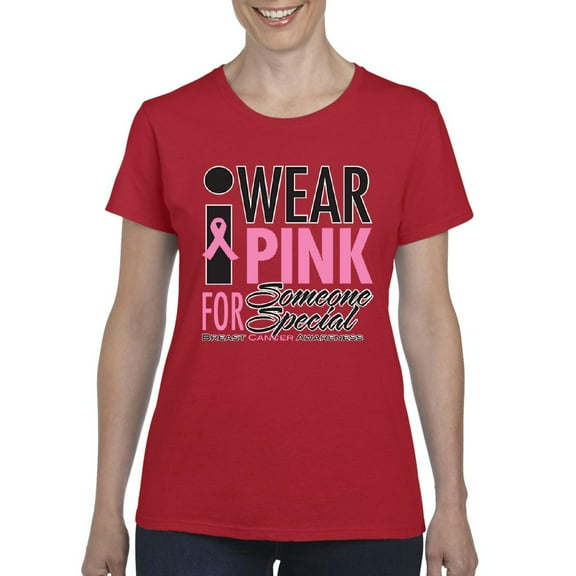 IWPF - Women's T-Shirt Short Sleeve - I Wear Pink for Someone Special