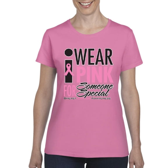 IWPF - Women's T-Shirt Short Sleeve - I Wear Pink for Someone Special