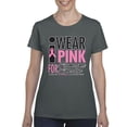 thumbnail image 1 of IWPF - Women's T-Shirt Short Sleeve - I Wear Pink for Someone Special, 1 of 5