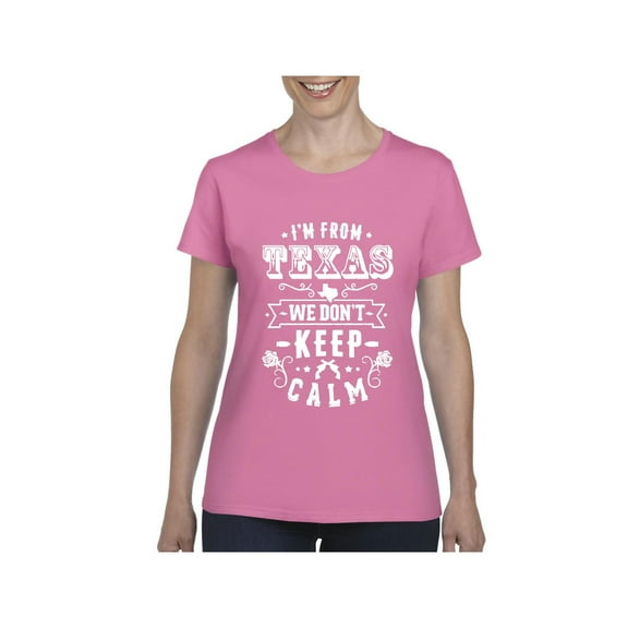 IWPF - Women's T-Shirt Short Sleeve - I am From Texas TX Texas