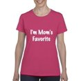 thumbnail image 1 of IWPF - Women's T-Shirt Short Sleeve - I'm Mom's Favorite, 1 of 5