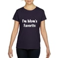 thumbnail image 1 of IWPF - Women's T-Shirt Short Sleeve - I'm Mom's Favorite, 1 of 5