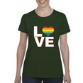 thumbnail image 1 of IWPF - Women's T-Shirt Short Sleeve - Love Rainbow, 1 of 5