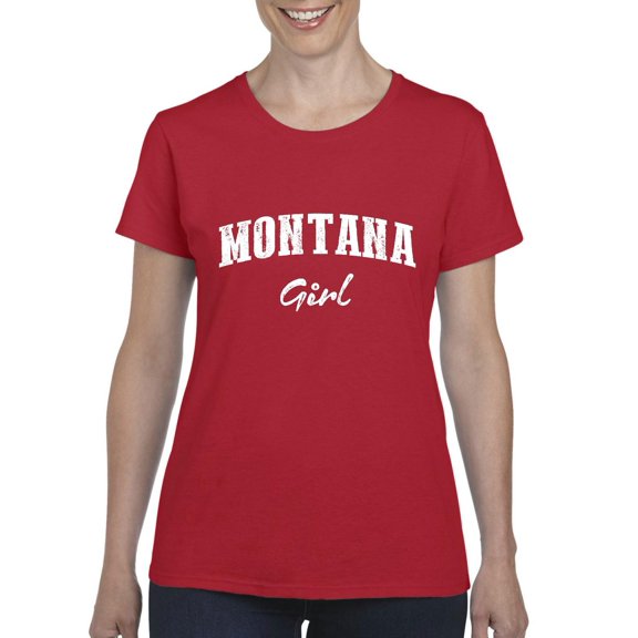IWPF - Women's T-Shirt Short Sleeve - Montana Girl