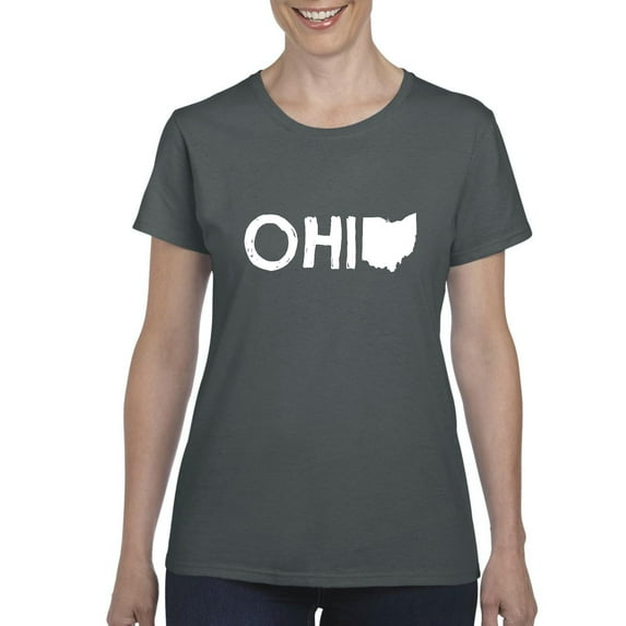 IWPF - Women's T-Shirt Short Sleeve - Ohio Map