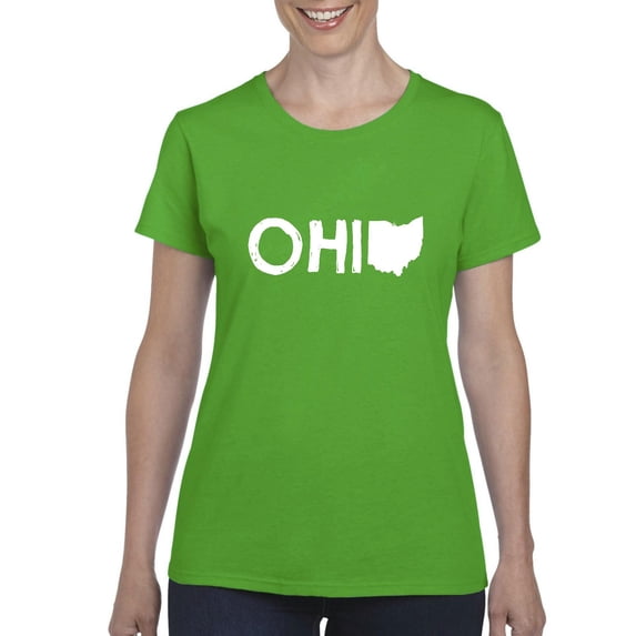 IWPF - Women's T-Shirt Short Sleeve - Ohio Map