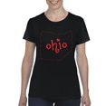 thumbnail image 1 of IWPF - Women's T-Shirt Short Sleeve - Ohio Map, 1 of 5