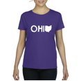 thumbnail image 1 of IWPF - Women's T-Shirt Short Sleeve - Ohio Map, 1 of 5