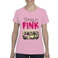 thumbnail image 1 of IWPF - Women's T-Shirt Short Sleeve - Pretty in Pink Dangerous in Camo, 1 of 5