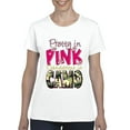 thumbnail image 1 of IWPF - Women's T-Shirt Short Sleeve - Pretty in Pink Dangerous in Camo, 1 of 5