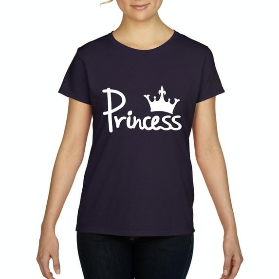 NIB - Women's T-Shirt Short Sleeve, up to Women Size 3XL - Princess Crown