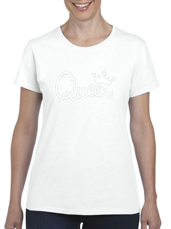 - Women's T-Shirt Short Sleeve - Queen Crown