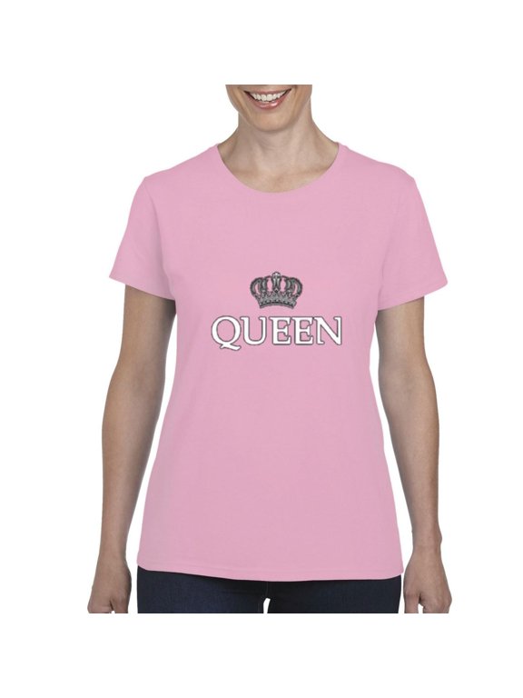 - Women's T-Shirt Short Sleeve - Queen Crown