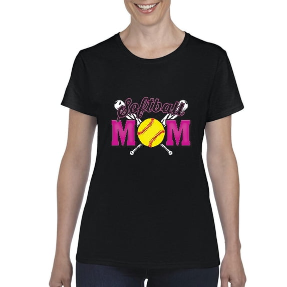 IWPF - Women's T-Shirt Short Sleeve - Softball Mom
