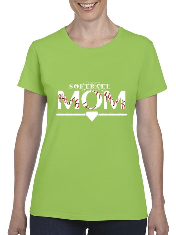 - Women's T-Shirt Short Sleeve - Softball Mom