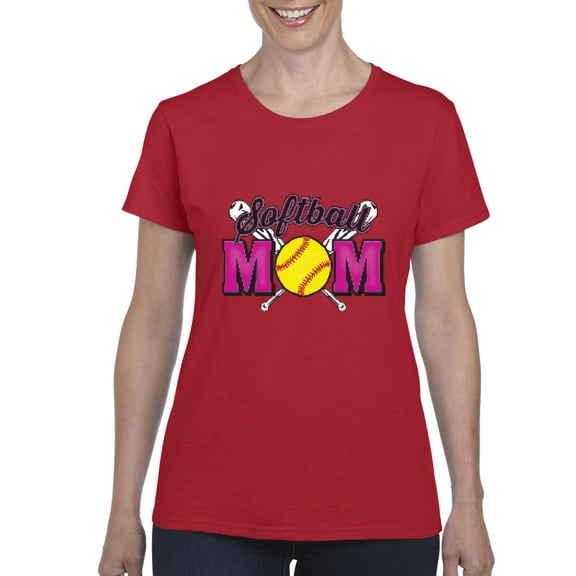 IWPF - Women's T-Shirt Short Sleeve - Softball Mom