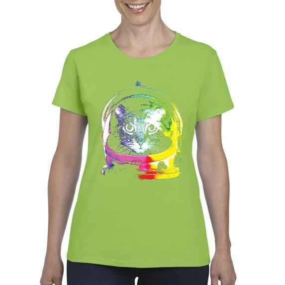 IWPF - Women's T-Shirt Short Sleeve - Space Cat