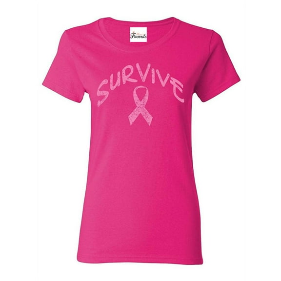IWPF - Women's T-Shirt Short Sleeve - Survive Pink Ribbon
