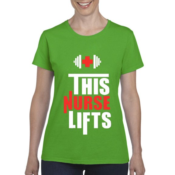 IWPF - Women's T-Shirt Short Sleeve - This Nurse Lifts
