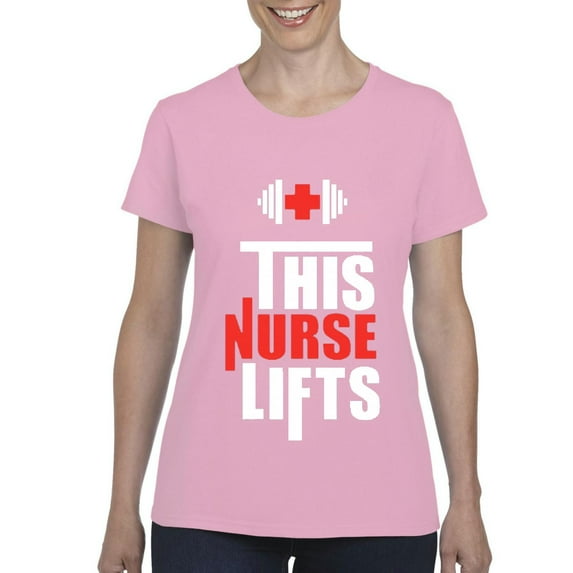 IWPF - Women's T-Shirt Short Sleeve - This Nurse Lifts