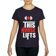 thumbnail image 1 of IWPF - Women's T-Shirt Short Sleeve - This Nurse Lifts, 1 of 5
