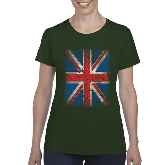 IWPF - Women's T-Shirt Short Sleeve - Union Jack British Flag