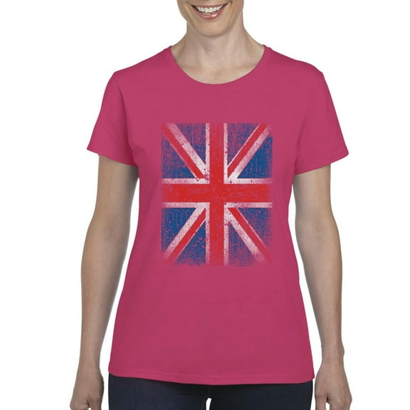 IWPF - Women's T-Shirt Short Sleeve - Union Jack British Flag
