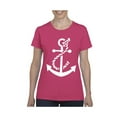 thumbnail image 1 of IWPF - Women's T-Shirt Short Sleeve - White Anchor, 1 of 5