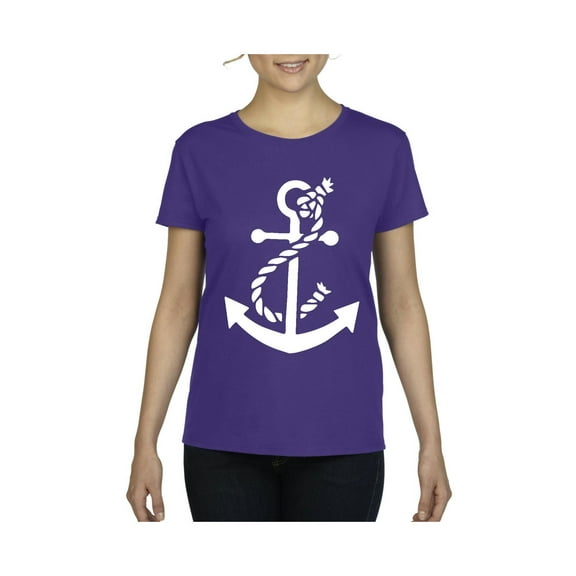 IWPF - Women's T-Shirt Short Sleeve - White Anchor