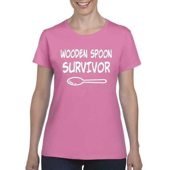 IWPF - Women's T-Shirt Short Sleeve - Wooden Spoon Survivor