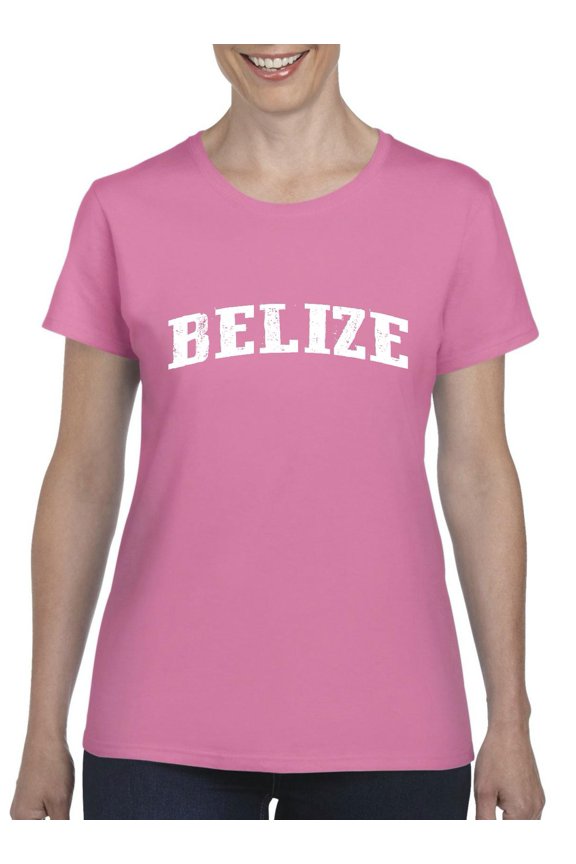 - Women's T-Shirt Short Sleeve, up to Women Size 3XL - Belize