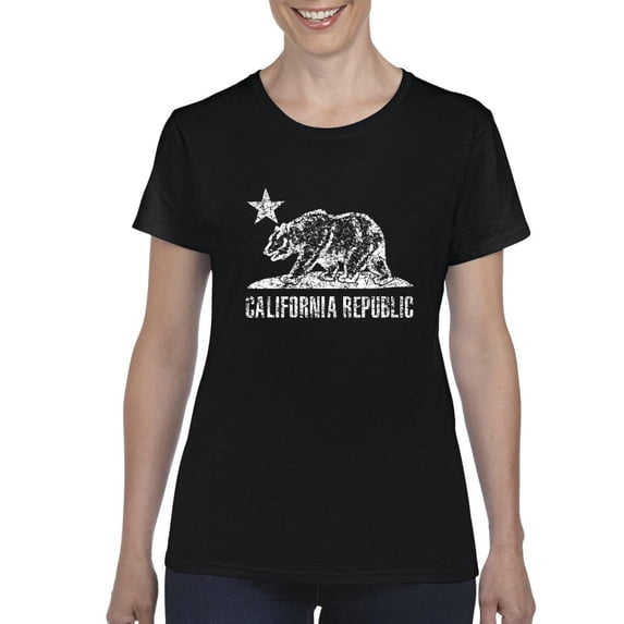 IWPF - Women's T-Shirt Short Sleeve, up to Women Size 3XL - California Bear