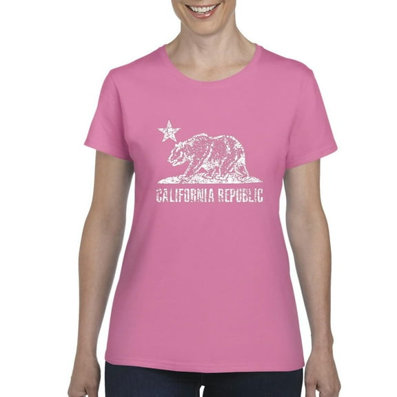 IWPF - Women's T-Shirt Short Sleeve, up to Women Size 3XL - California Bear