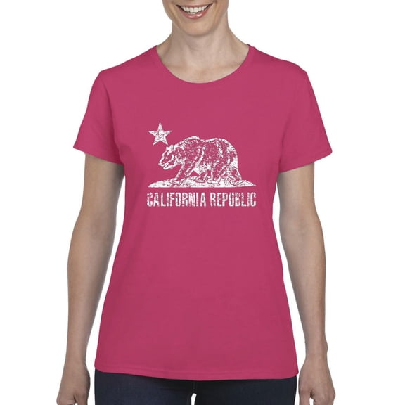 IWPF - Women's T-Shirt Short Sleeve, up to Women Size 3XL - California Bear