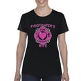 thumbnail image 1 of IWPF - Women's T-Shirt Short Sleeve, up to Women Size 3XL - Firefighter`s Wife, 1 of 5