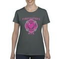 thumbnail image 1 of IWPF - Women's T-Shirt Short Sleeve, up to Women Size 3XL - Firefighter`s Wife, 1 of 5