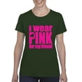 thumbnail image 1 of IWPF - Women's T-Shirt Short Sleeve, up to Women Size 3XL - I Wear Pink For My Friend, 1 of 5