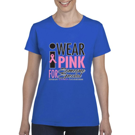 IWPF - Women's T-Shirt Short Sleeve - I Wear Pink for Someone Special