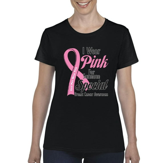 IWPF - Women's T-Shirt Short Sleeve, up to Women Size 3XL - I Wear Pink for Someone Special